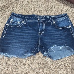 Miss me cut off jean shorts